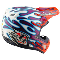 TROY LEE DESIGNS SE5 Composite Mips Helm - Overspray Violett/Weiß