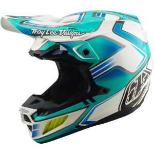 TROY LEE DESIGNS SE5 Composite Mips Helm - Crest Real Teal