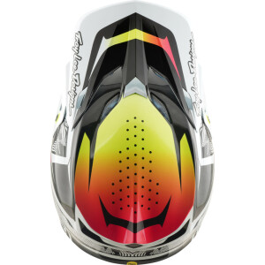 TROY LEE DESIGNS SE5 Carbon Mips Helm - Lined Up Weiß
