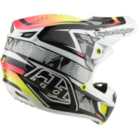 TROY LEE DESIGNS SE5 Carbon Mips Helm - Lined Up Weiß