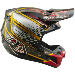 TROY LEE DESIGNS SE5 Composite Mips Helm - Wings Schwarz