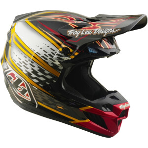 TROY LEE DESIGNS SE5 Composite Mips Helm - Wings Schwarz