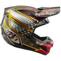 TROY LEE DESIGNS SE5 Composite Mips Helm - Wings Schwarz
