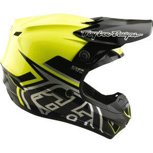 TROY LEE DESIGNS GP Pro Mips Kinderhelm - Mono Flo Gelb