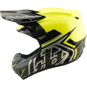 TROY LEE DESIGNS GP Pro Mips Kinderhelm - Mono Flo Gelb