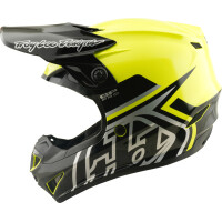 TROY LEE DESIGNS GP Pro Mips Kinderhelm - Mono Flo Gelb