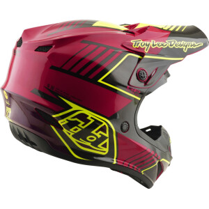TROY LEE DESIGNS GP Pro Mips Kinderhelm - Segment Fuchsia