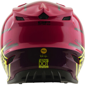 TROY LEE DESIGNS GP Pro Mips Kinderhelm - Segment Fuchsia