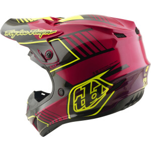 TROY LEE DESIGNS GP Pro Mips Kinderhelm - Segment Fuchsia
