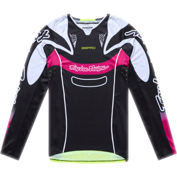 TROY LEE DESIGNS SE Pro Jugend-Trikot - Salvo Schwarz/Weiß