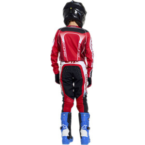 TROY LEE DESIGNS SE Pro Jugend-Trikot - Salvo Rot/Weiß