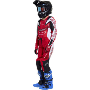 TROY LEE DESIGNS SE Pro Jugend-Trikot - Salvo Rot/Weiß