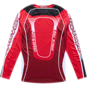 TROY LEE DESIGNS SE Pro Jugend-Trikot - Salvo Rot/Weiß