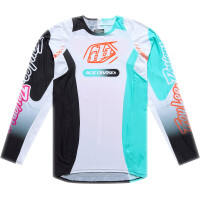 TROY LEE DESIGNS SE Pro Trikot - Sever Weiß/Teal