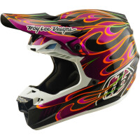 TROY LEE DESIGNS SE5 Carbon Mips Helm - Torched Schwarz/Violett