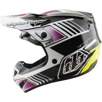 TROY LEE DESIGNS GP Pro Mips Helm - Segment Schwarz/Violett