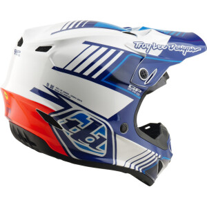 TROY LEE DESIGNS GP Pro Mips Helm - Segment Blau/Weiß