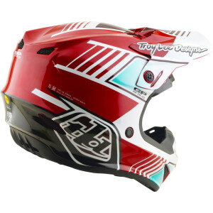 TROY LEE DESIGNS GP Pro Mips Helm - Segment Rot/Weiß
