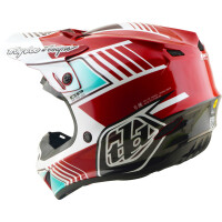 TROY LEE DESIGNS GP Pro Mips Helm - Segment Rot/Weiß