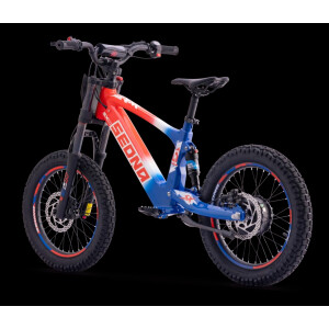 Elektrisches Laufrad Sedna SX 18" Blau/Weiß/Rot