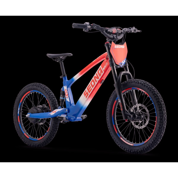 Elektrisches Laufrad Sedna SX 20" Blau/Weiß/Rot