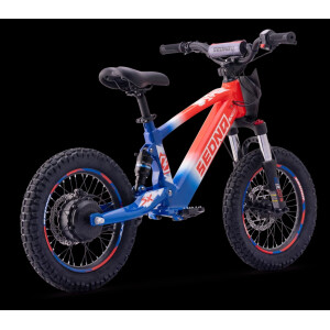 Elektrisches Laufrad Sedna SX 16" Blau/Weiß/Rot