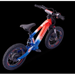 Elektrisches Laufrad Sedna SX 16" Blau/Weiß/Rot