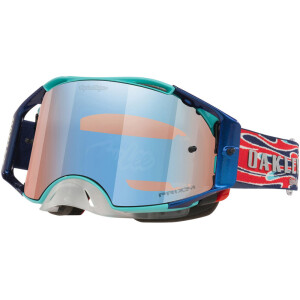 OAKLEY Airbrake MX Brille - TLD Blau Glas Prizm Sapphire