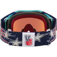 OAKLEY Airbrake MX Brille - TLD Blau Glas Prizm Sapphire