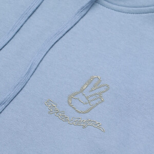 Troy Lee Design´s Peace OUT Hoody Woman Rauchblau
