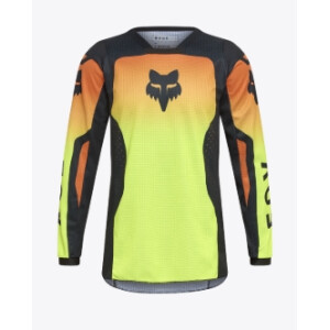 FOX 180 SHIELD JERSEY Kinder Flo Yellow