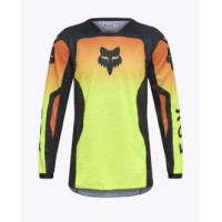 FOX 180 SHIELD JERSEY Kinder Flo Yellow