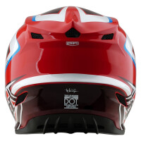 TROY LEE DESIGNS GP Shutter Jugend-Helm Rot/Weiß