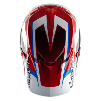 TROY LEE DESIGNS GP Shutter Jugend-Helm Rot/Weiß
