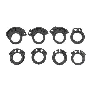 RFX Pro Series Lock-On Griff Schwarz Halb-Waffle
