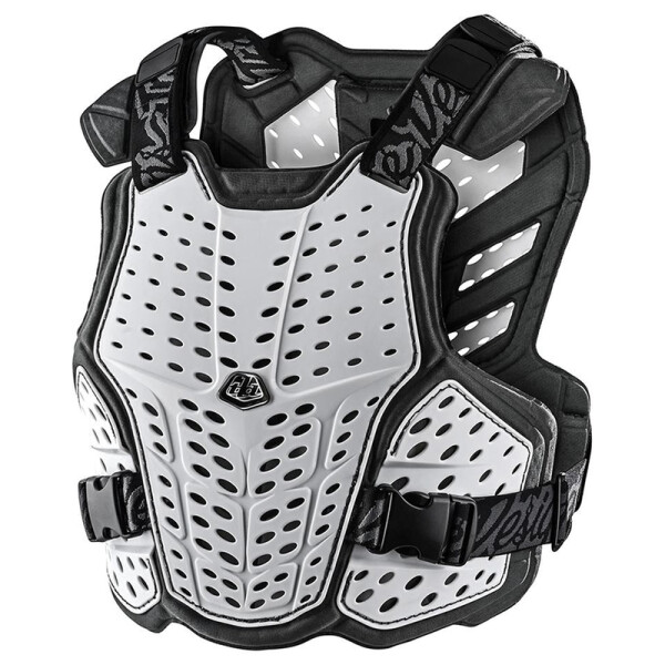 TROY LEE DESIGNS Rockfight Jugend-Brustprotektor – Weiß Einheitsgröße