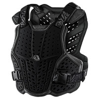 TROY LEE DESIGNS Rockfight Jugend-Brustprotektor – Schwarz Einheitsgröße