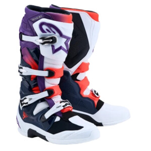 Alpinestars TECH 7 Blau, Weiß, Lila, Fluoreszierend...