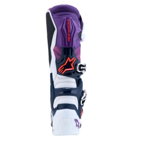 Alpinestars TECH 7 Blau, Weiß, Lila, Fluoreszierend Rot