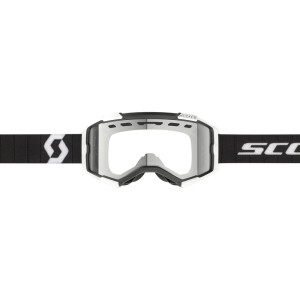 SCOTT Fury Enduro Goggle - Black/White Clear S0 Lens