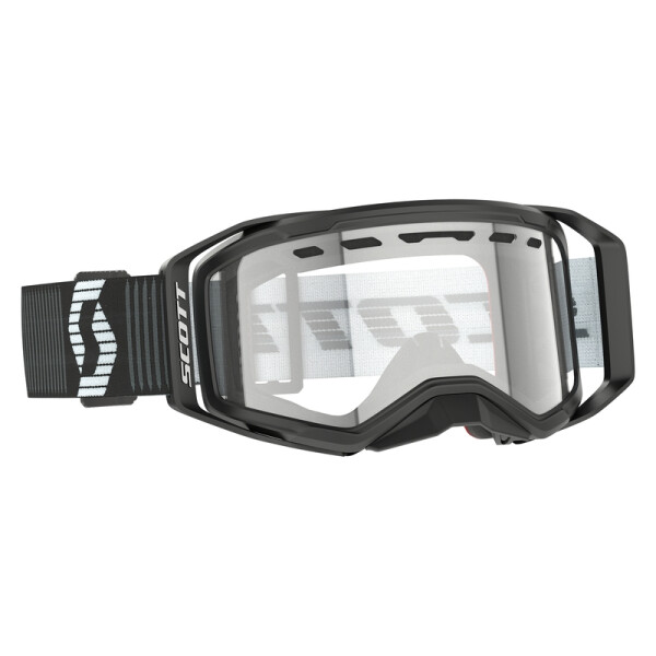 SCOTT Prospect 2.0 Enduro Goggle - Black/White Clear S0 Lens