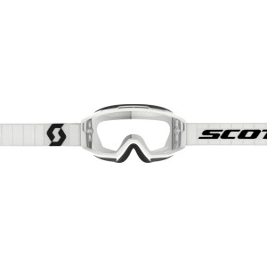 SCOTT Split OTG Goggle - White/Black Clear Works Lens