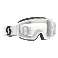 SCOTT Split OTG Goggle - White/Black Clear Works Lens