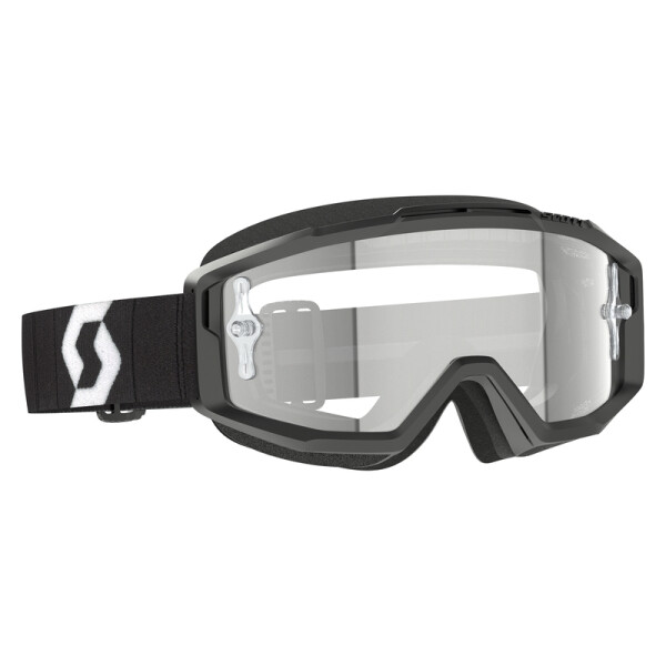 SCOTT Split OTG Goggle - Black/White Clear Works Len
