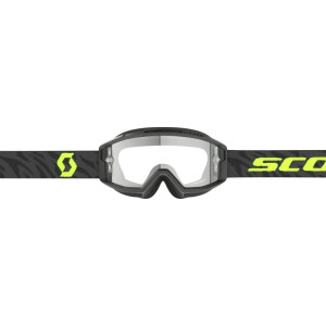 SCOTT Split OTG Goggle - Zebra Black/Neon Yellow Clear...