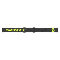 SCOTT Split OTG Goggle - Zebra Black/Neon Yellow Clear Works Lens