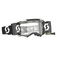 SCOTT Fury WFS Goggle - Black/White Clear Works Lens