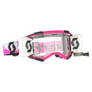 SCOTT Fury WFS Goggle - Pink/Black Clear Works Lens