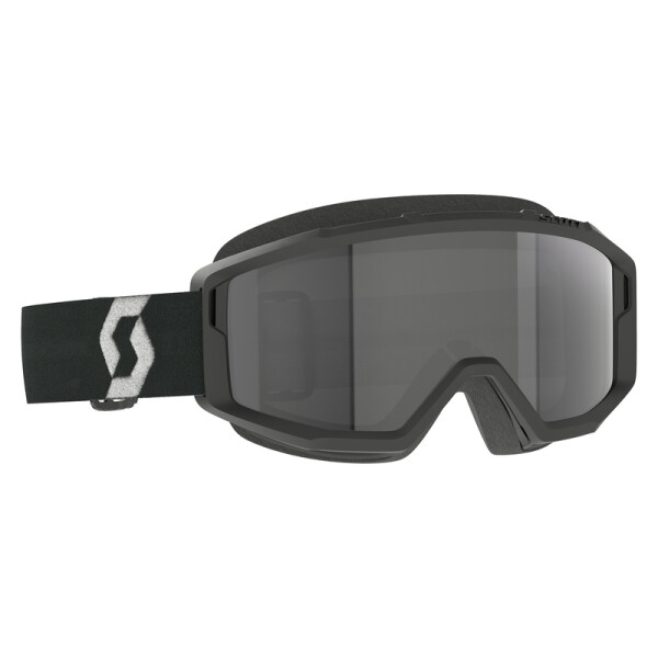 SCOTT Primal Sand Dust Goggle - Black/White Dark Grey Lens