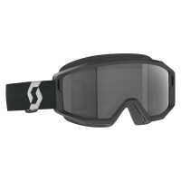 SCOTT Primal Sand Dust Goggle - Black/White Dark Grey Lens